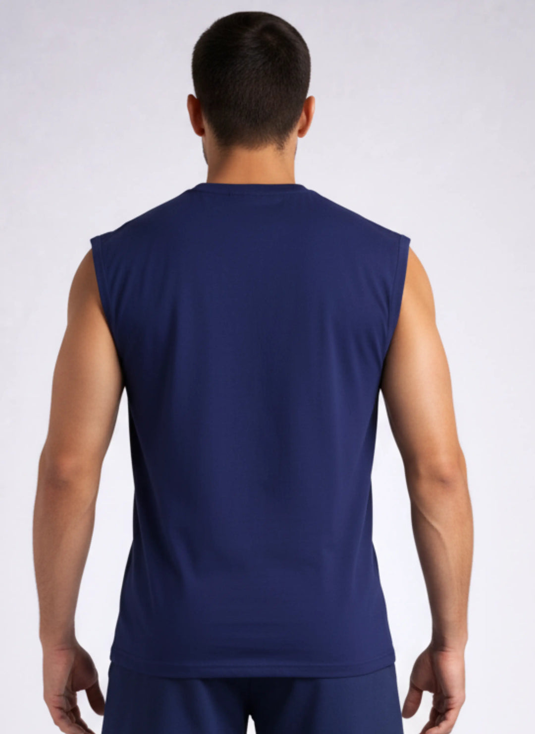 Signature Oversized Tank Top Blue - JYGMA - Apne India Ka Apna Brand
